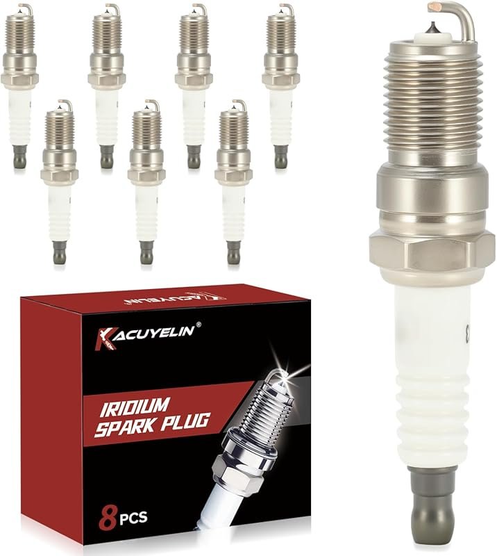 Set of 8 Iridium Spark Plugs TR5GP 3186 for Chevy GMC Cadillac Ford V8