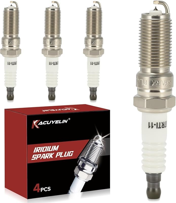 Iridium Spark Plugs Set of 4 LTR5IX-11 Compatible with Chevy Ford Mazd