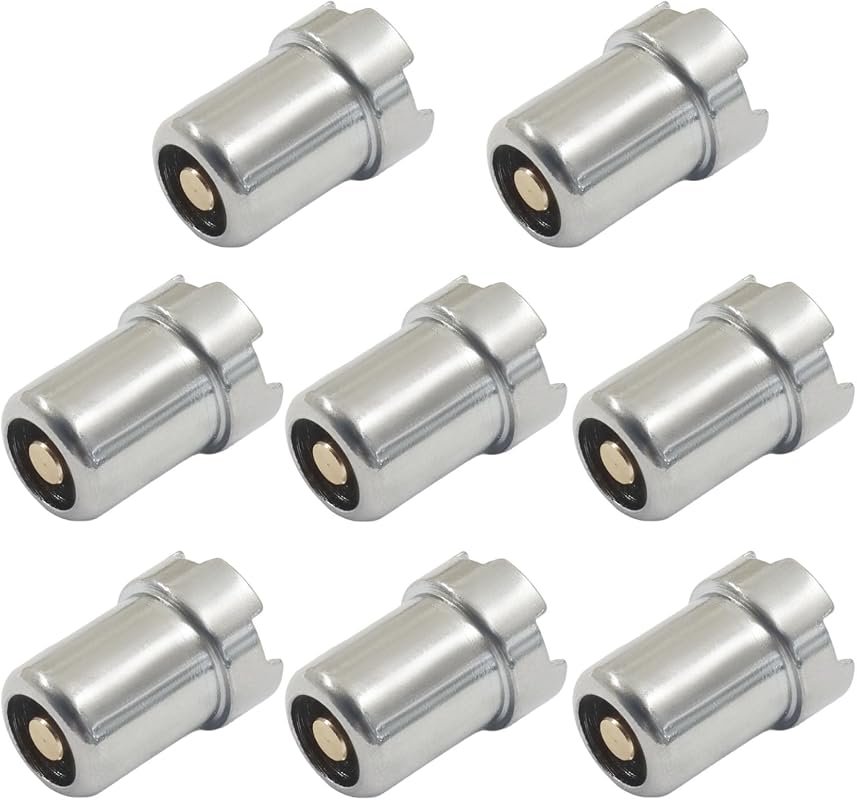 8PCS Universal Magnetic Adapter Kit with Threaded Screw Connectors for