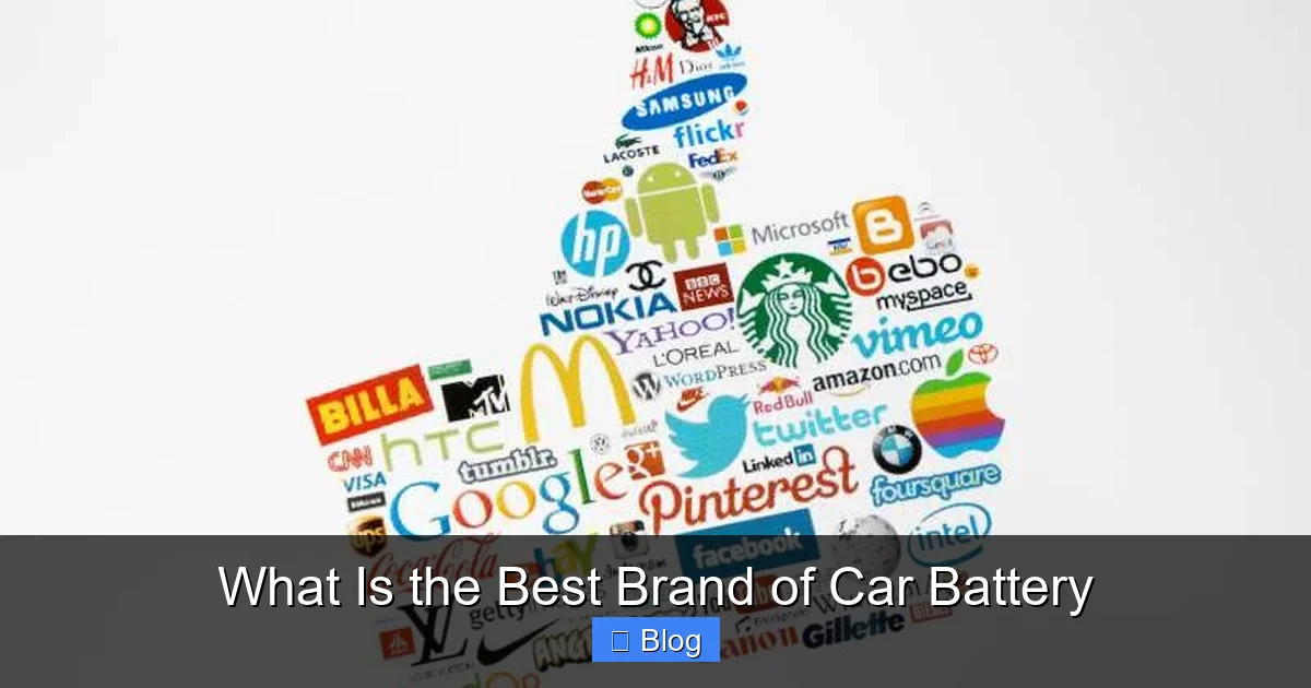 What Is the Best Brand of Car Battery