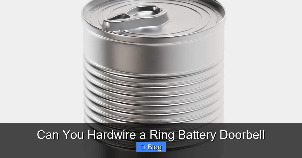 Can You Hardwire a Ring Battery Doorbell