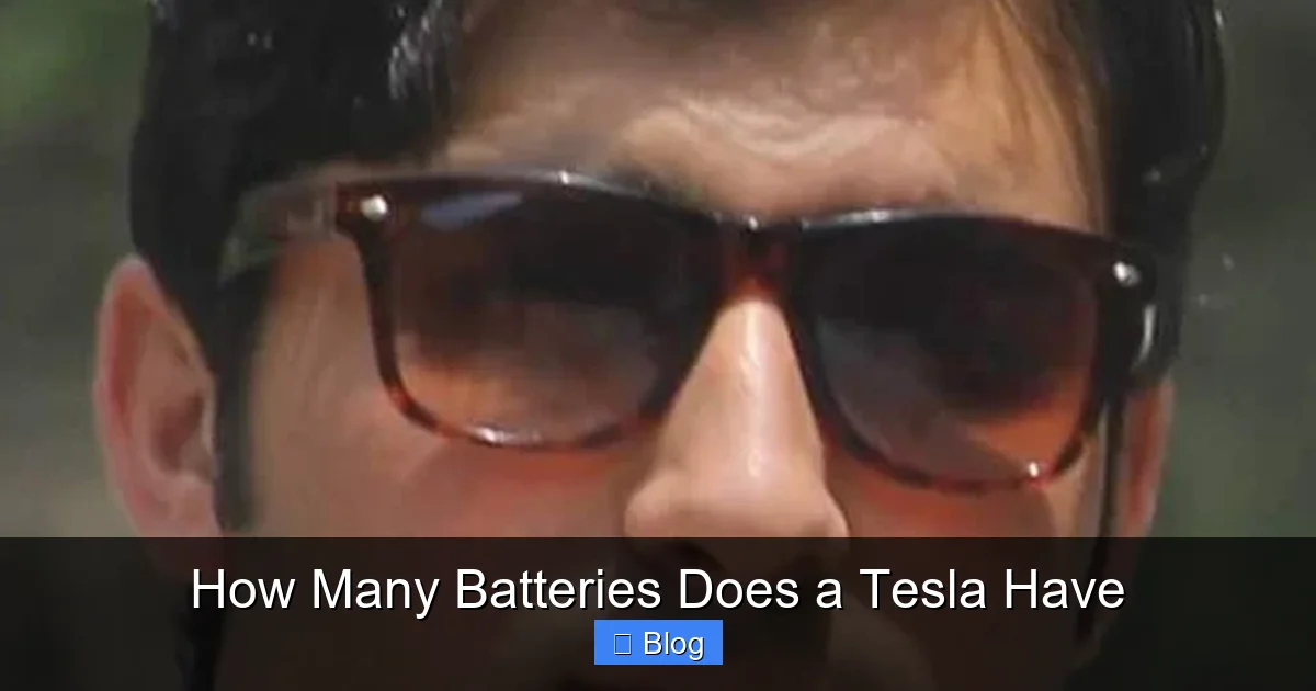 How Many Batteries Does a Tesla Have