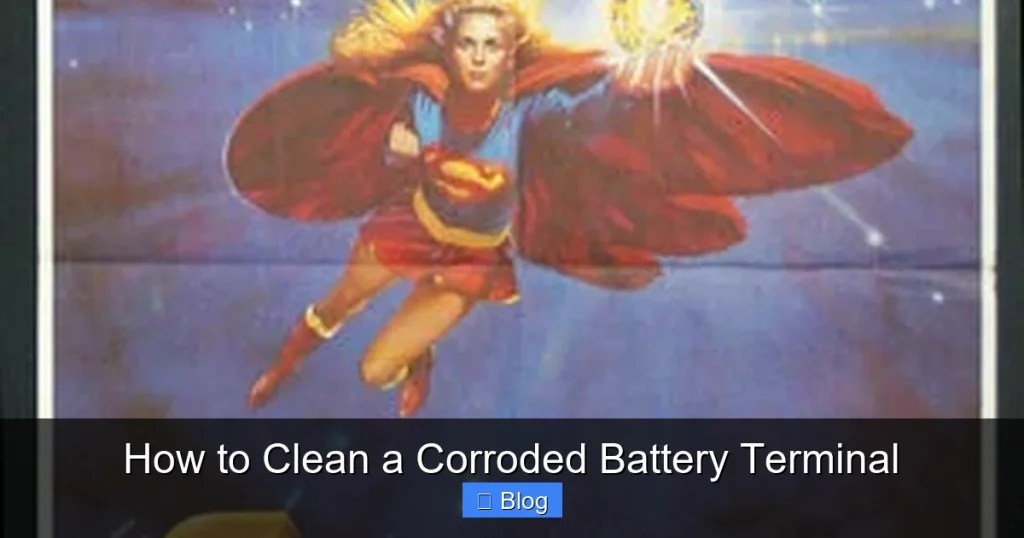 How to Clean a Corroded Battery Terminal