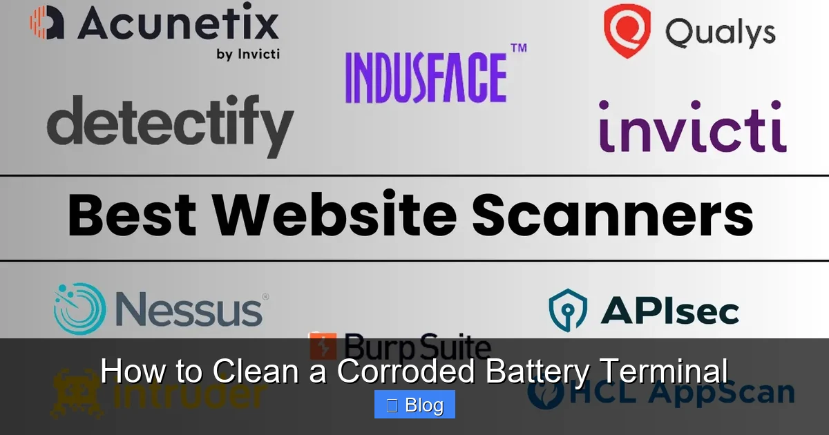 How to Clean a Corroded Battery Terminal