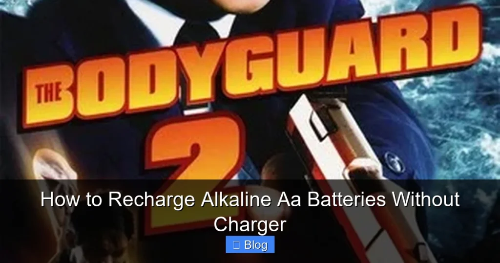 How to Recharge Alkaline Aa Batteries Without Charger