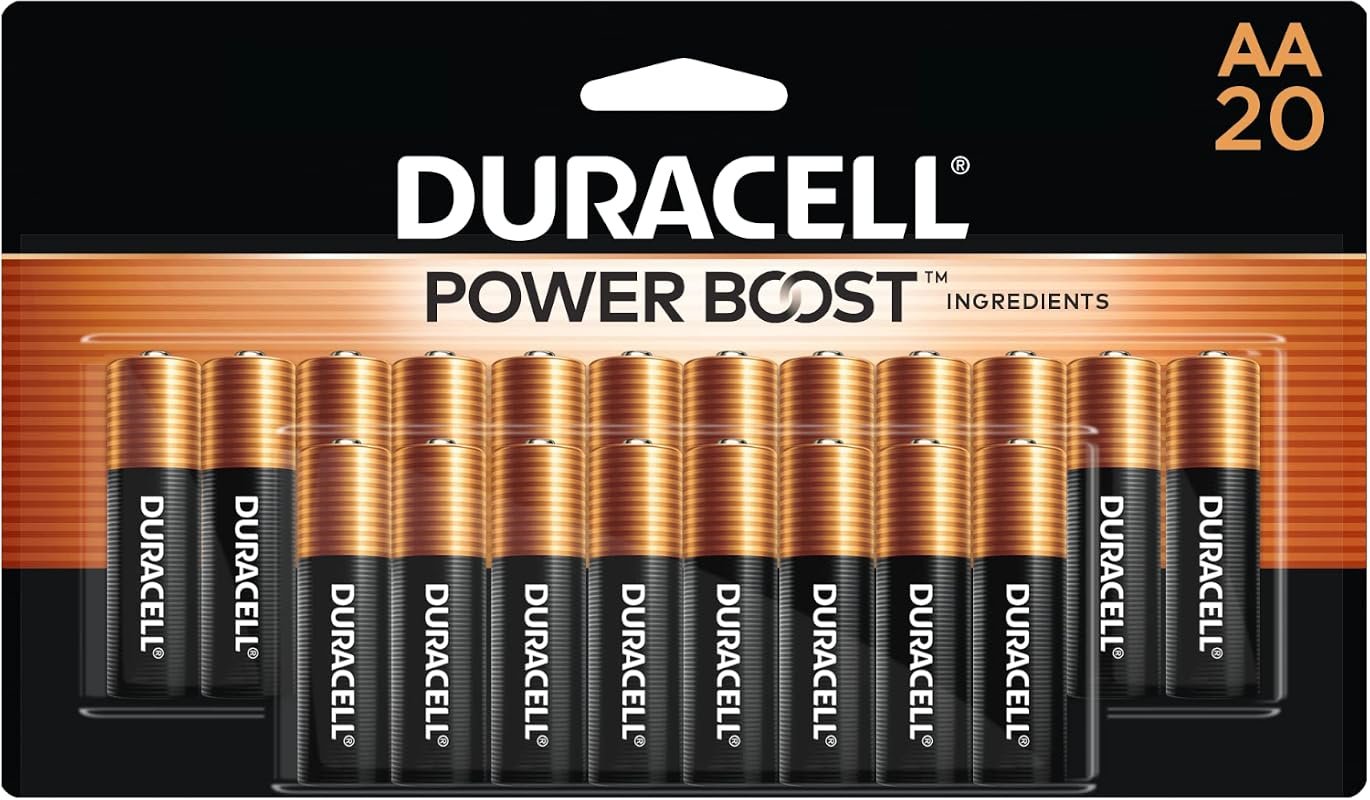 Duracell Coppertop AA Alkaline Batteries, 20 Count