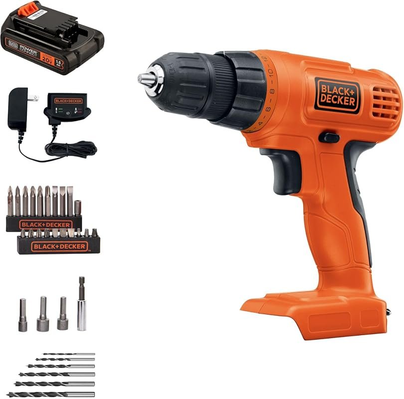 BLACK+DECKER 20V MAX Cordless Power Drill
