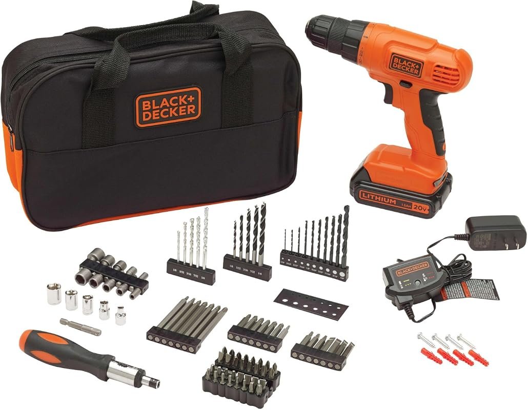 BLACK+DECKER 20V MAX Cordless Drill Driver Kit