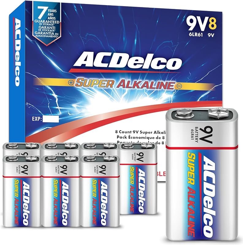 ACDelco 8-Count 9V Maximum Power