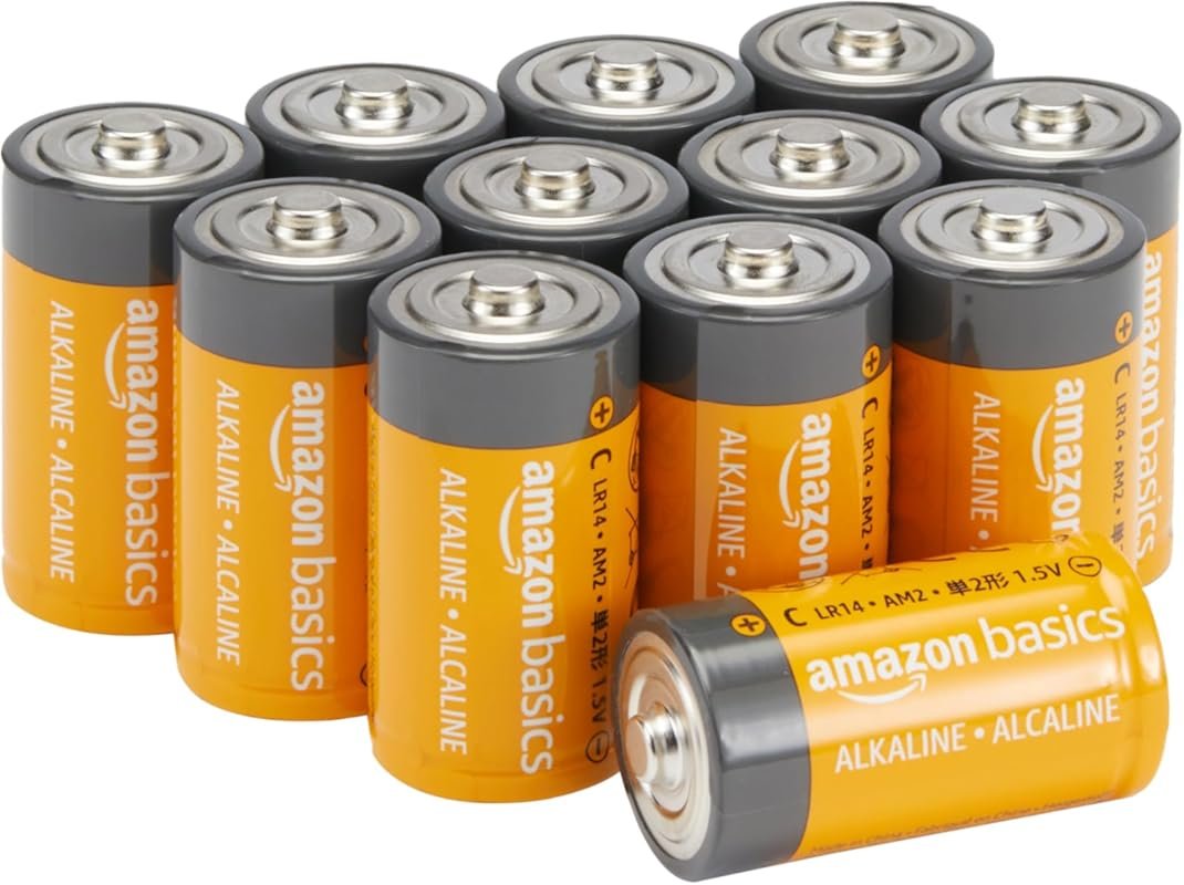 Amazon Basics C Alkaline Batteries