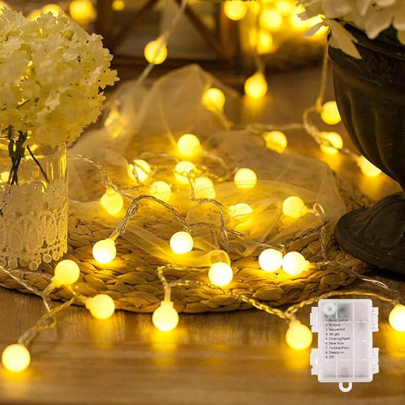 Dailyart 13FT Globe String Lights