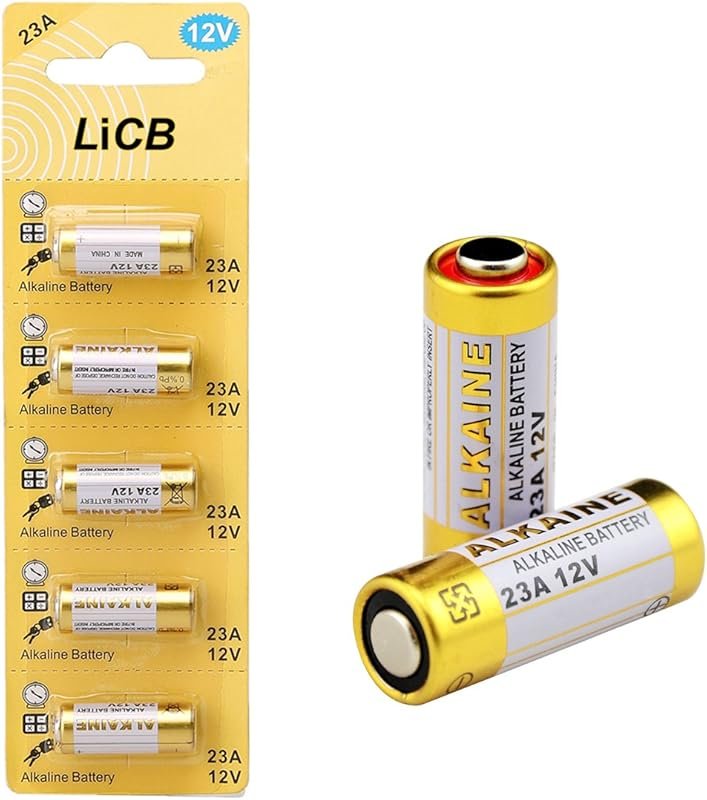 LiCB A23 12V Alkaline Batteries 5-Pack