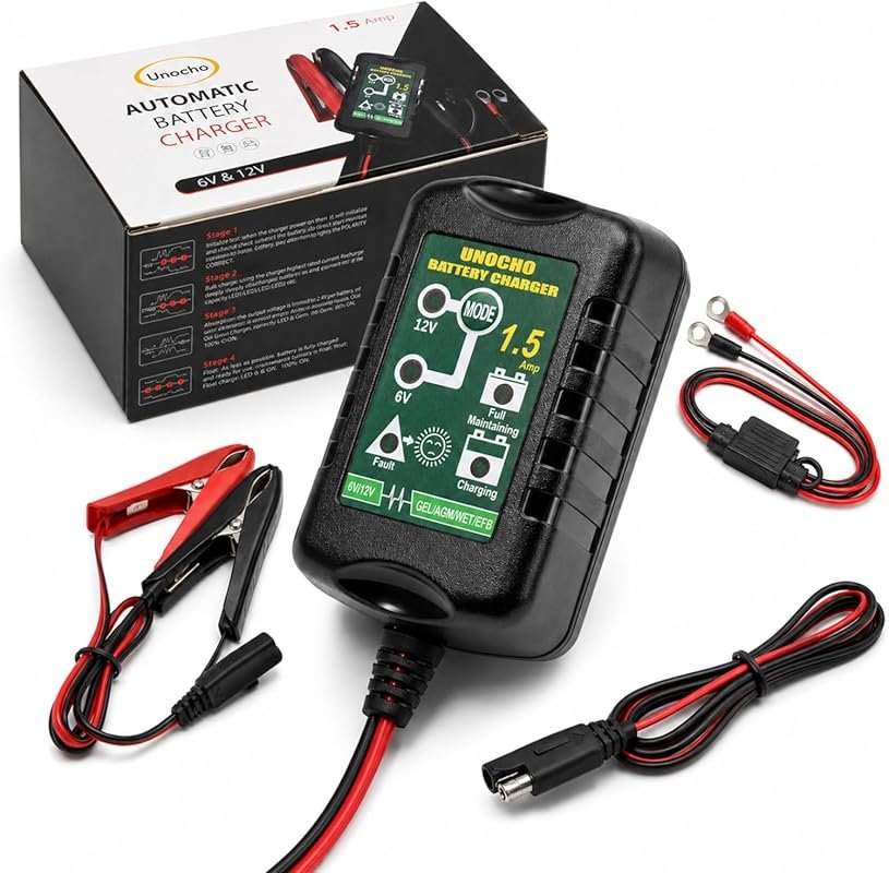 Unocho 1.5A Battery Charger