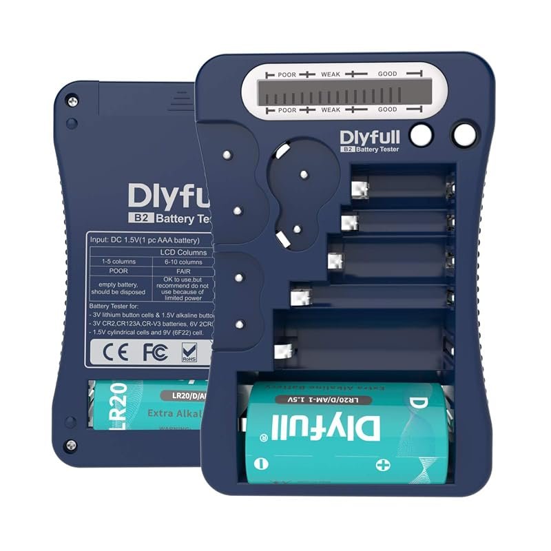 Dlyfull Universal LCD Battery Checker