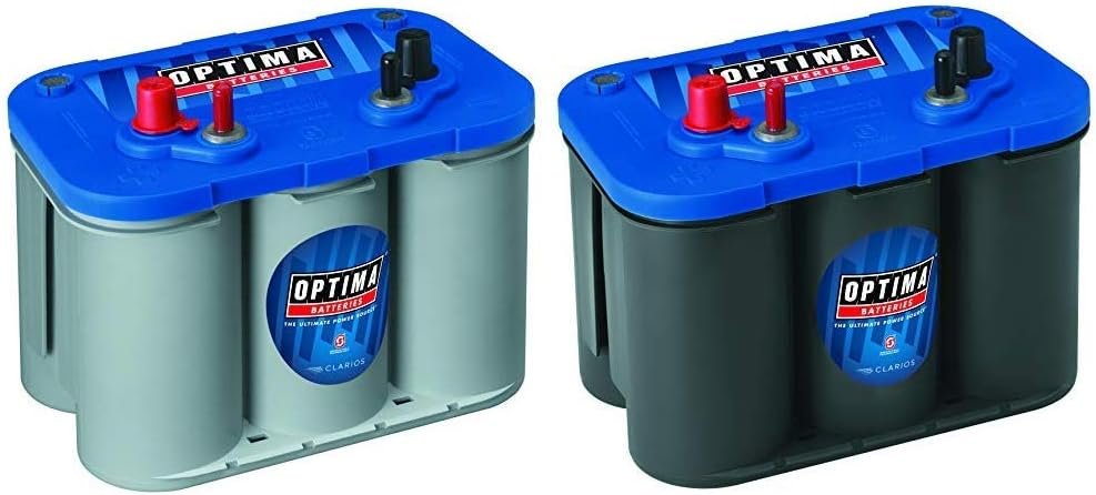 Optima BlueTop D34M and 34M Marine Starting and Deep Cycle Battery Dua