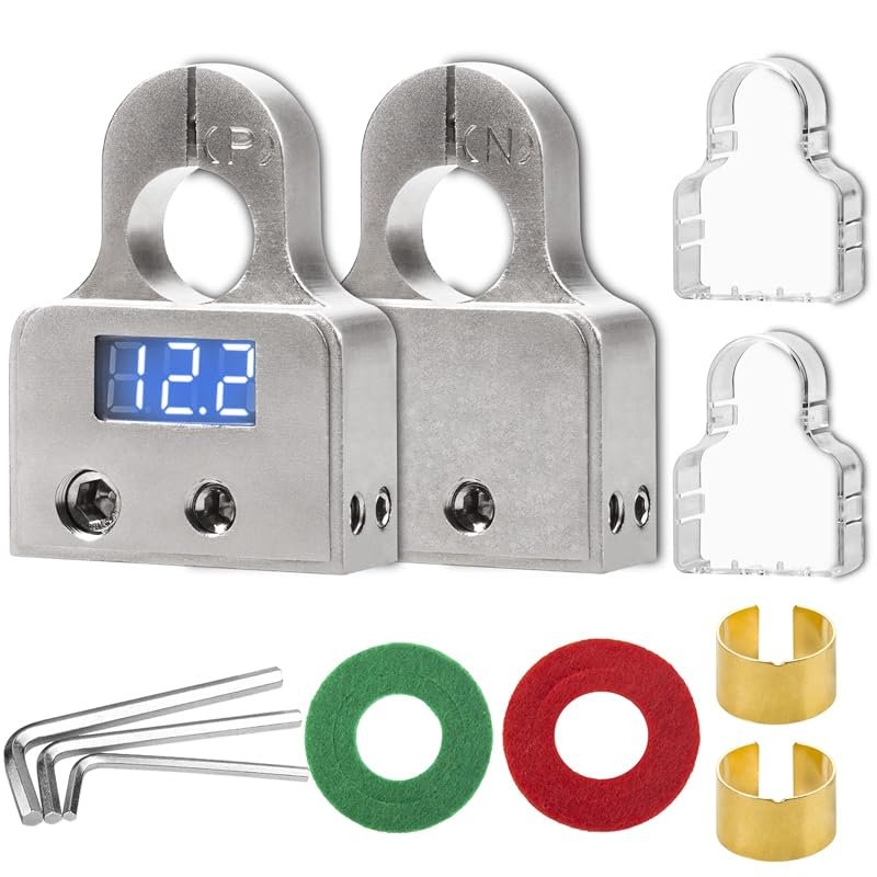 Car Battery Terminal Connector with Voltmeter