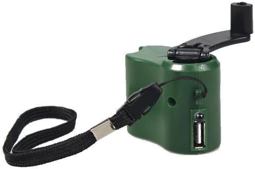 Portable Hand Crank Emergency Generator with 5V USB Output for Mobile 