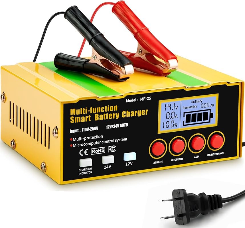 Smart 12V 24V Battery Charger