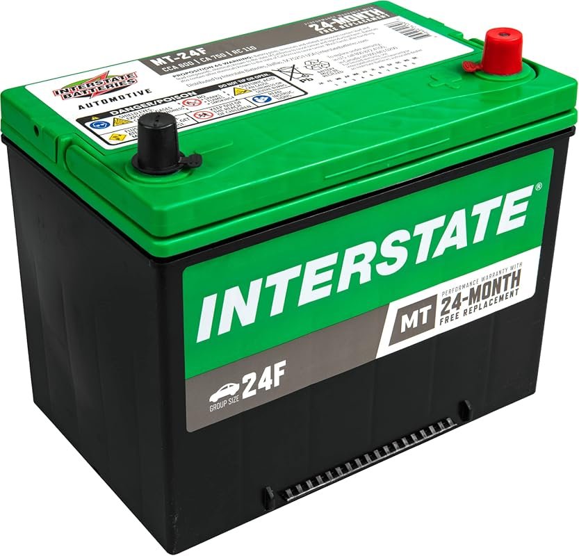 Interstate Batteries Group 24F 12V Car Battery, 600 CCA Replacement wi