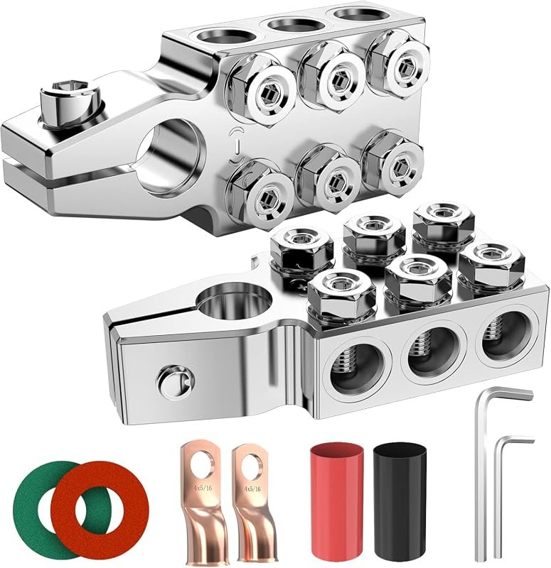 BetyBedy 12-Way Battery Terminal Clamps