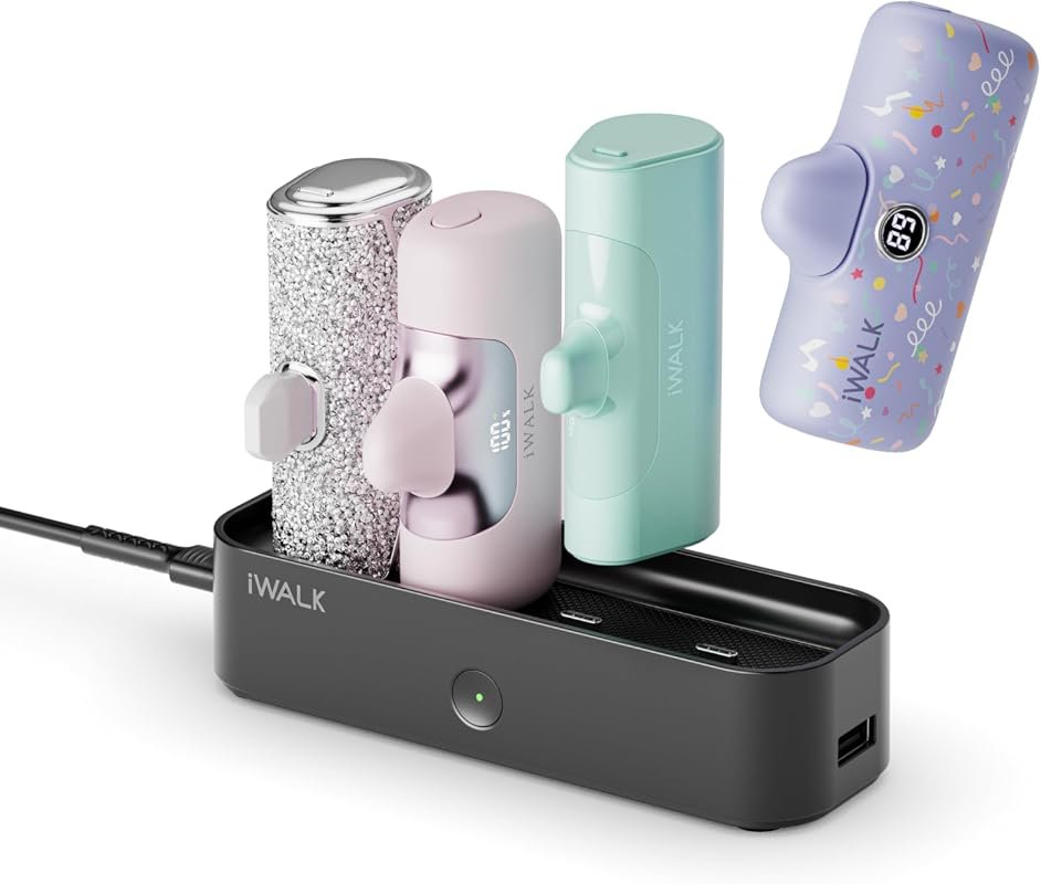 iWALK Charging Station for Portable Chargers, Family-Sized Power Bank 