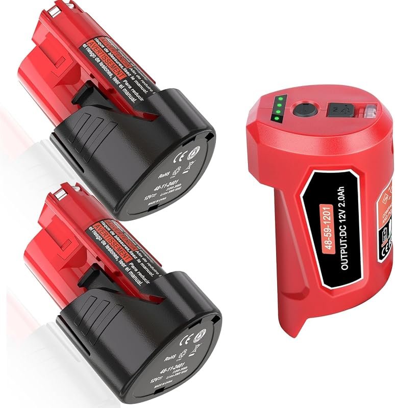 12V Lithium-Ion Replacement Battery for Milwaukee M12 Cordless Power T