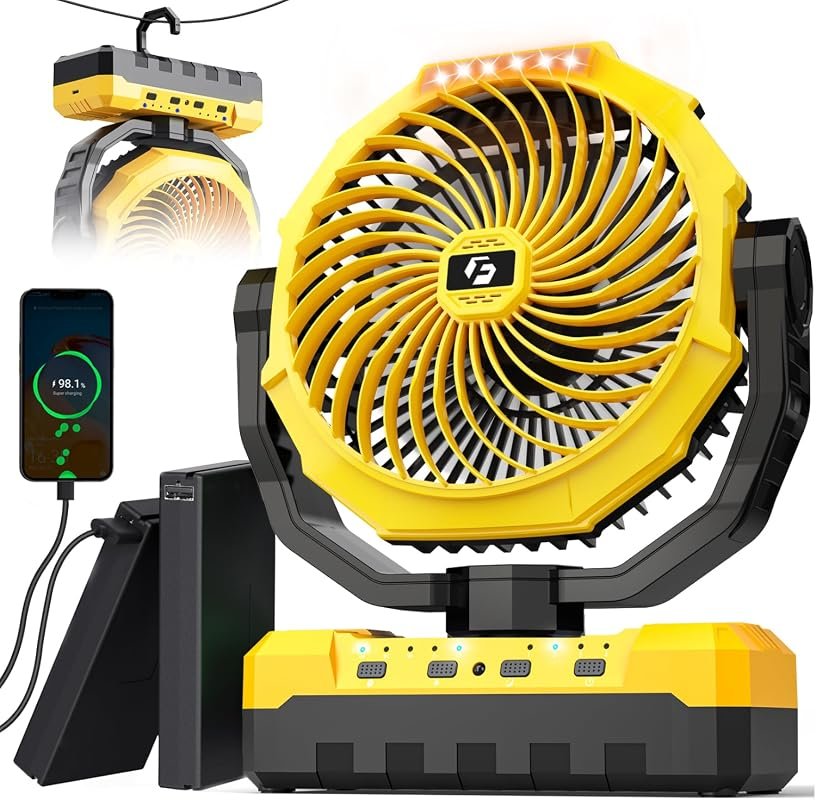 36000mAh Portable Camping Fan