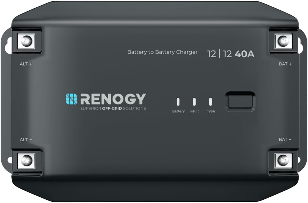 Renogy 12V 40A DC-to-DC Battery Charger