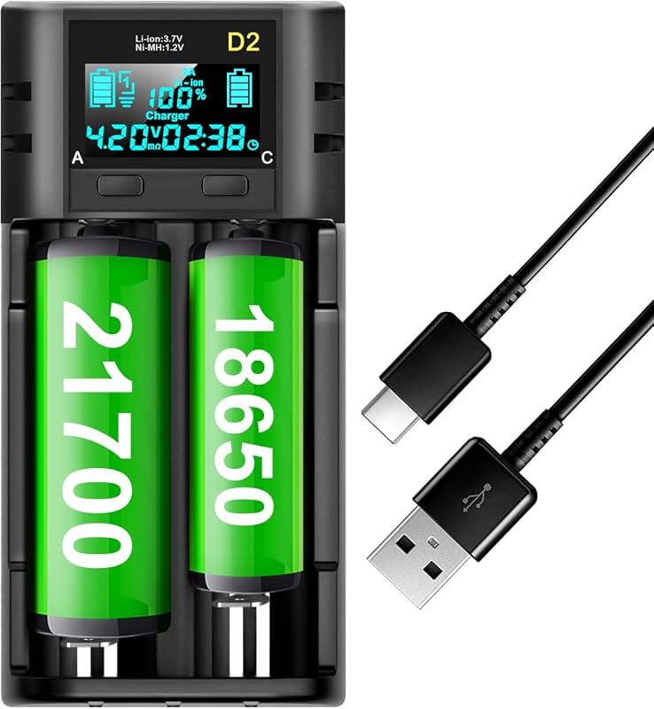 Universal LCD Battery Charger for 3.7V Li-ion, Ni-MH, Ni-Cd, and LiFeP