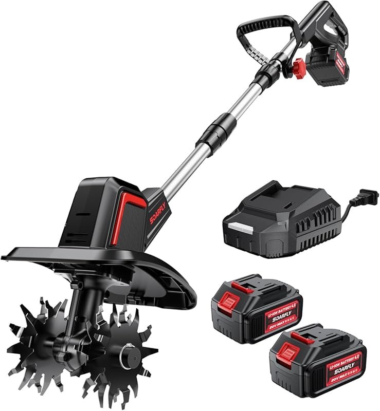 SOARFLY 20V Cordless Electric Tiller