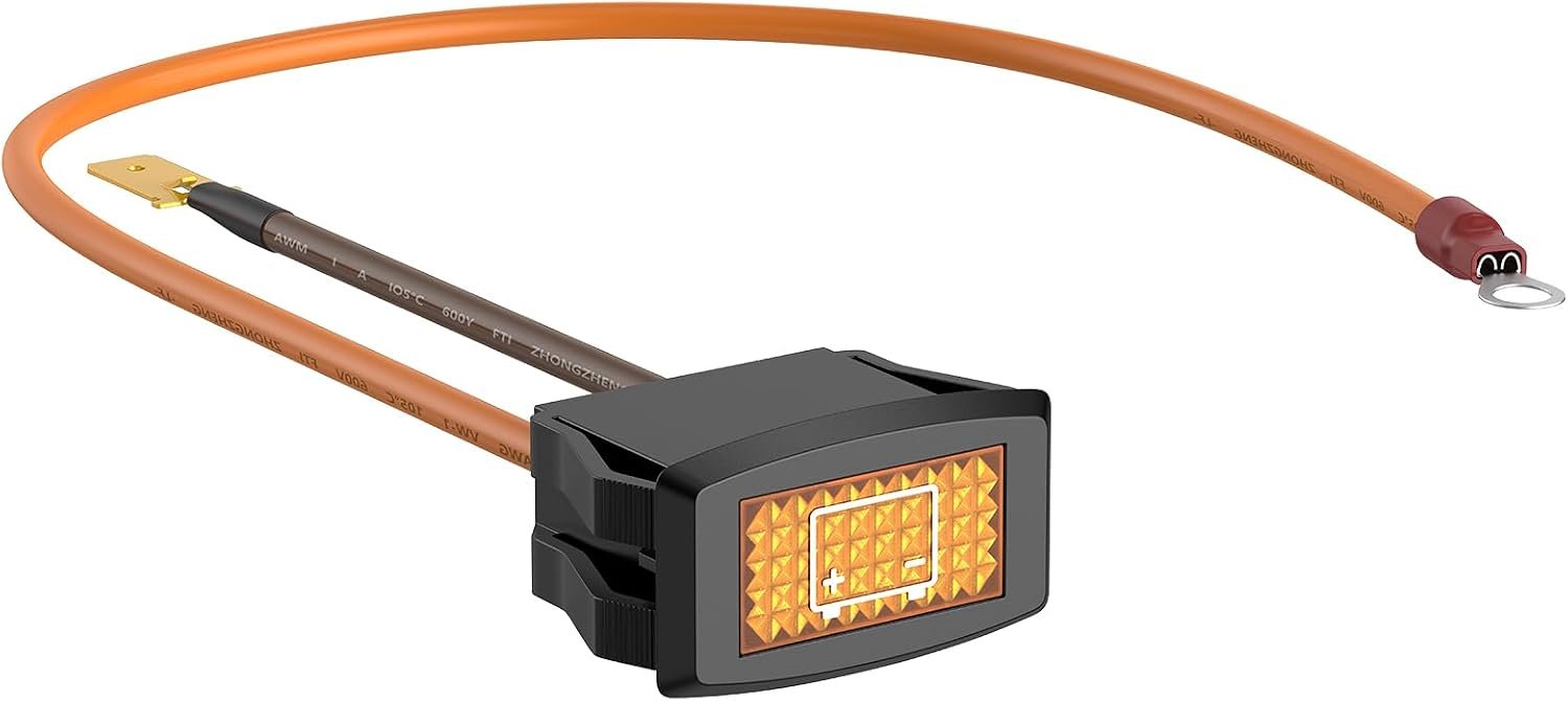 48V Battery Warning Light with CDM Reading for Club Car DS 1995-UP Ele