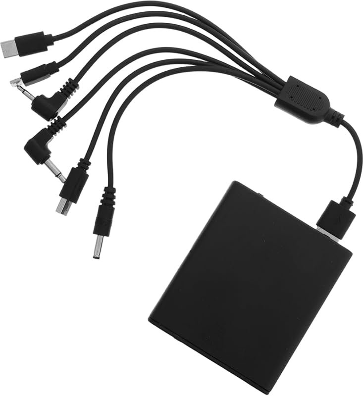 Lightweight Emergency Battery Pack with Six Power Supply Ports, Secure