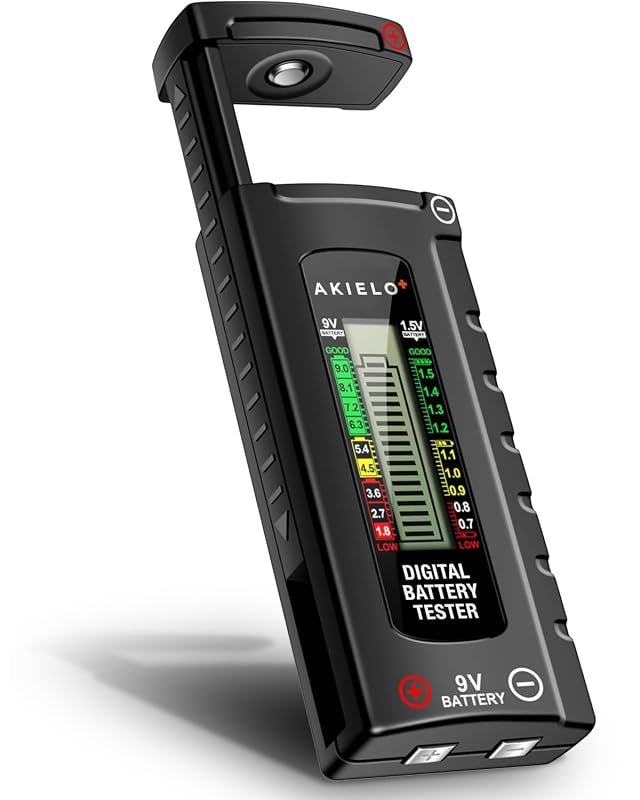 AKIELO+ Digital Battery Tester