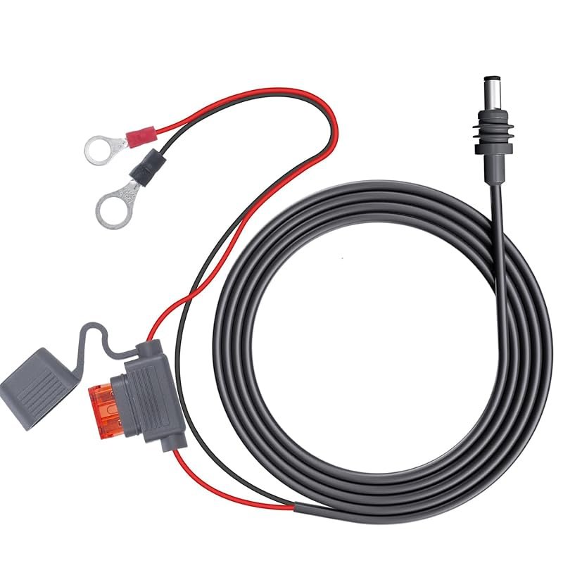 Starlink Mini Direct Battery Power Cable 1M 18AWG DC Wire with Fuse Ho