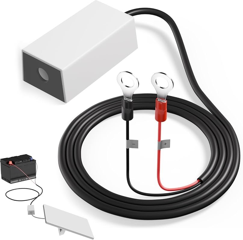 Starlink Mini 12V Battery Adapter with Step Up Converter O Ring Cable 