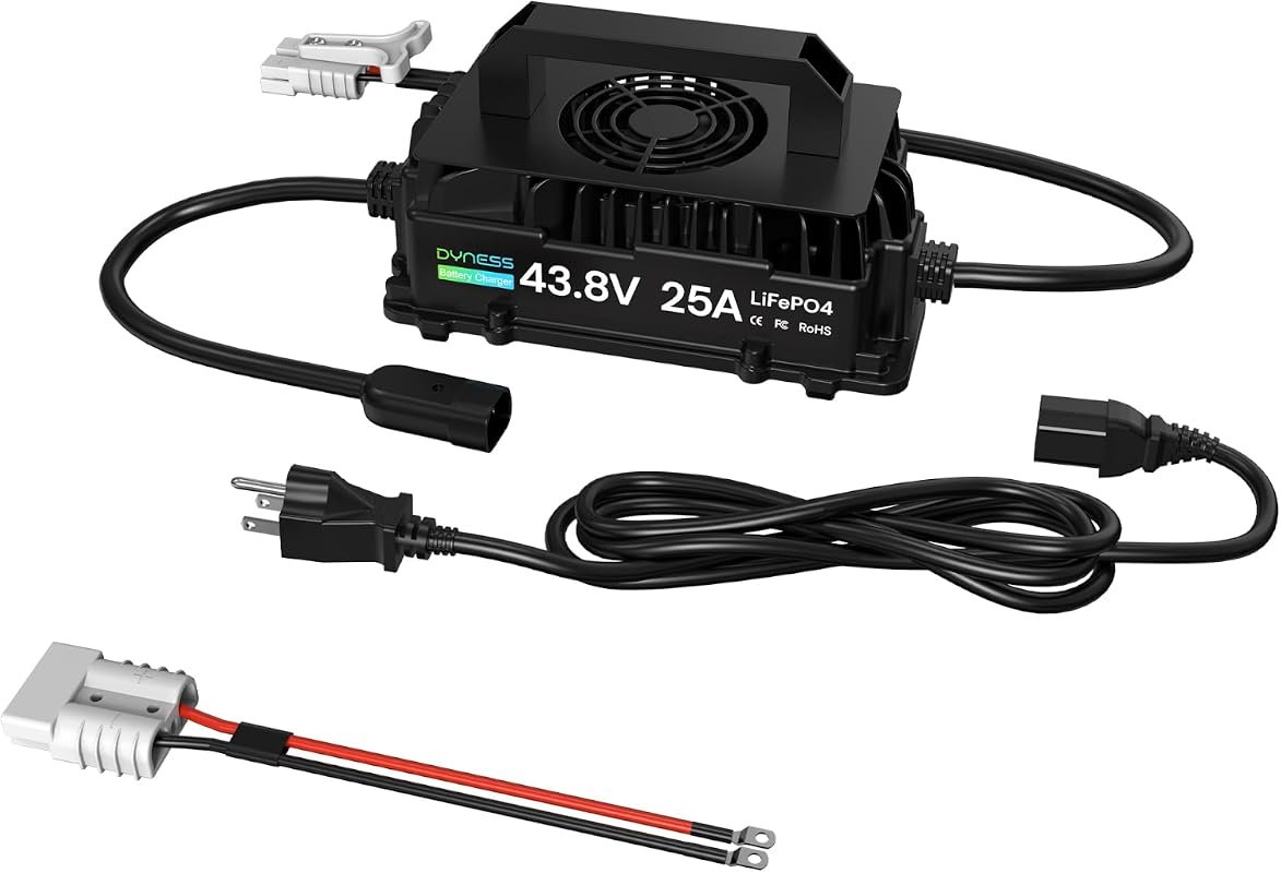 36V 25A LiFePO4 Fast Battery Charger