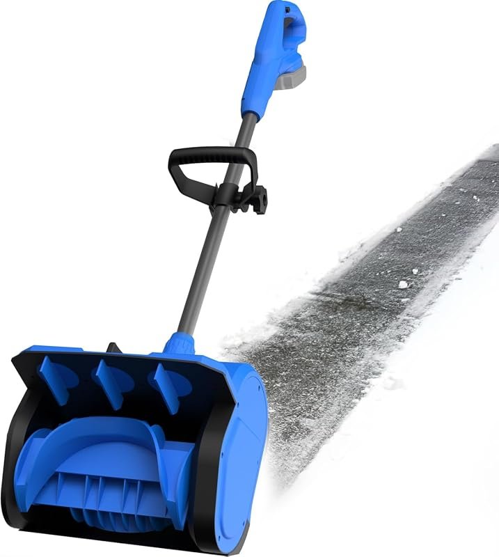 10-Inch Cordless Electric Snow Shovel for Dewalt 20V Battery with Adju
