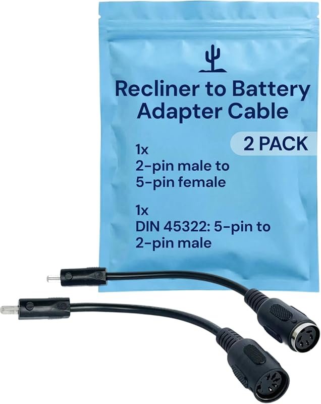 Blue Cactus 2-Pin to 5-Pin Adapter Cable Kit for La-Z-Boy and Major Re