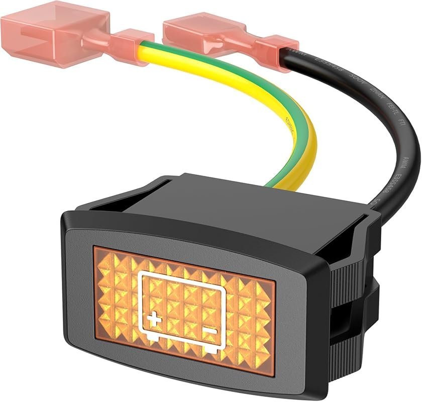 48V Battery Warning Light with CDM Reading for Club Car Precedent, Tem