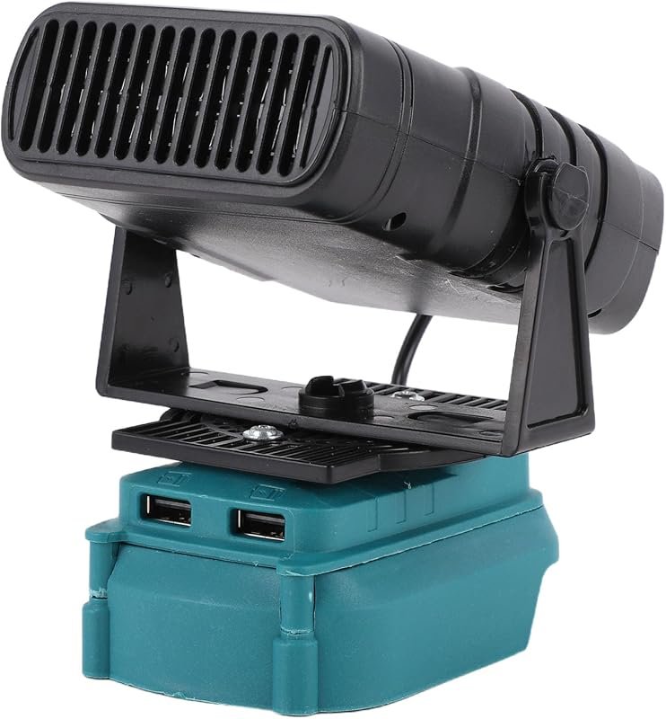 ciciglow 200W Cordless Space Heater, Portable Battery Powered Fan with