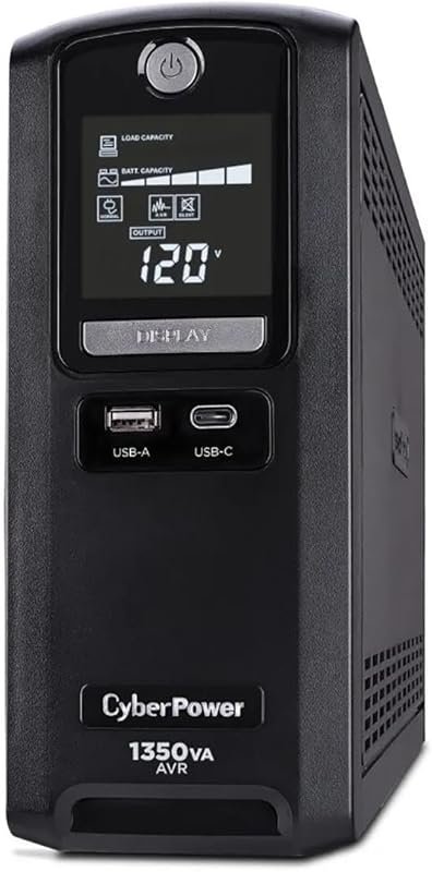 CyberPower CST135UC 1350VA 810W Simulated Sinewave UPS Battery Backup 