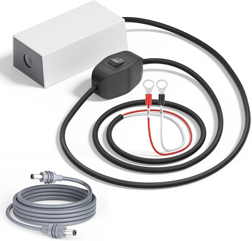 Starlink Mini 12V Battery Adapter with Switch 30V Step Up Converter Wa
