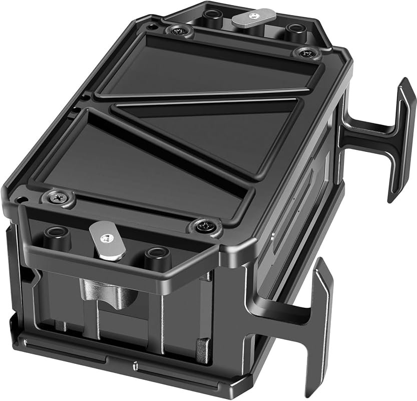 Universal Track Mounted Battery Box for Fish Finders Compatible with 7
