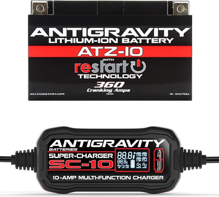Antigravity ATZ10-RS Lightweight Lithium Battery and SC-10 Super-Charg