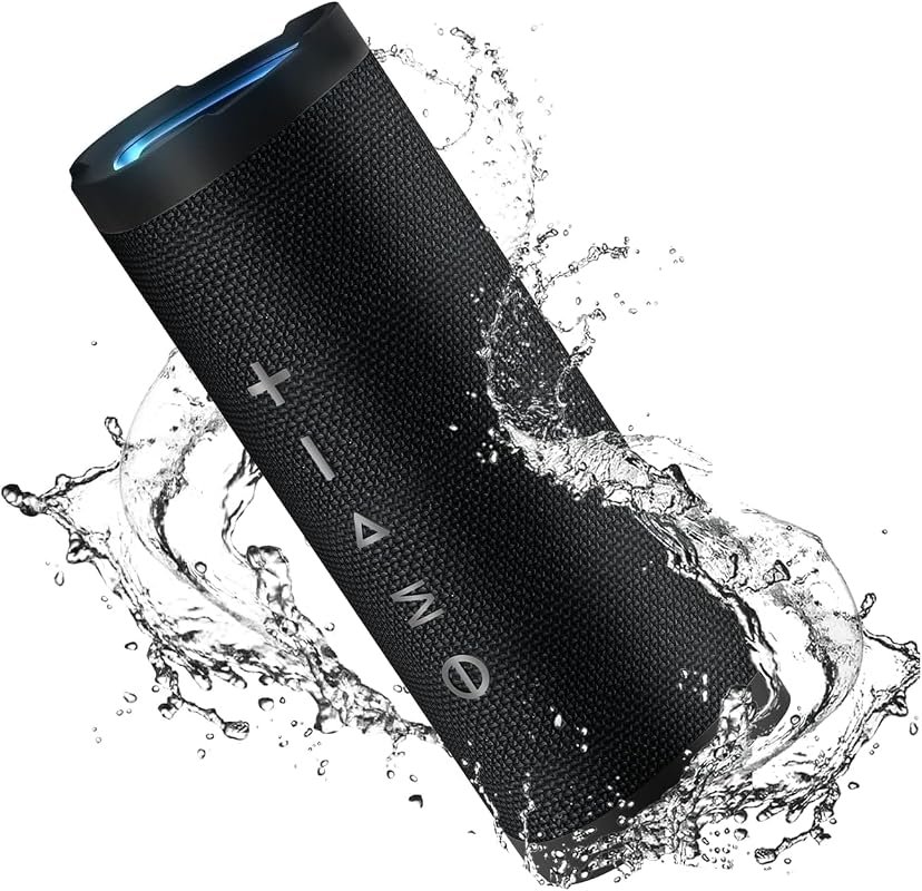 Vanzon V40 Portable Bluetooth Speaker, 24W HiFi Stereo Sound, IPX7 Wat