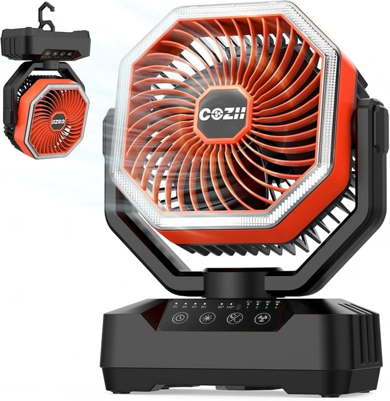 COZII 20000mAh Portable Rechargeable Fan