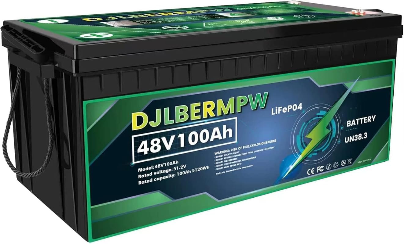 48V 100Ah LiFePO4 Lithium Battery