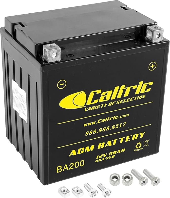 Caltric AGM Battery Compatible with Can-Am Defender HD7 HD9 and HD8 Mo