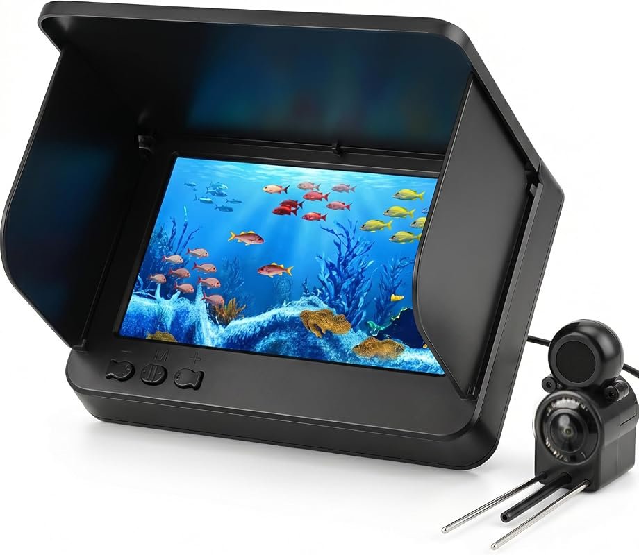 Portable Underwater Fishing Camera with 220 Degree Wide Angle Lens for