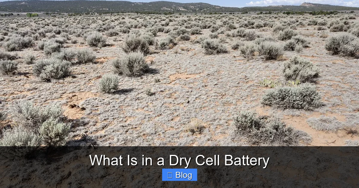 What Is in a Dry Cell Battery